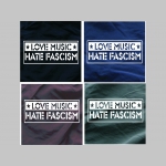 Love Music Hate Fascism - plavky s motívom - plavkové pánske kraťasy s pohodlnou gumou v páse a šnúrkou na dotiahnutie vhodné aj ako klasické kraťasy na voľný čas Love Music Hate Fascism - plavky s motívom - plavkové pánske kraťasy s pohodlnou gumou v páse a šnúrkou na dotiahnutie vhodné aj ako klasické kraťasy na voľný čas